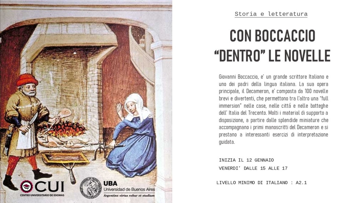 CON BOCCACCIO “DENTRO” LE NOVELLE
